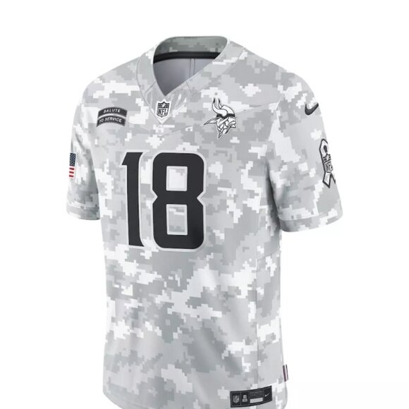 Minnesota Vikings Justin Jefferson Nike Jersey Mens Size XL/XXL Non Negotiable - Picture 2 of 6